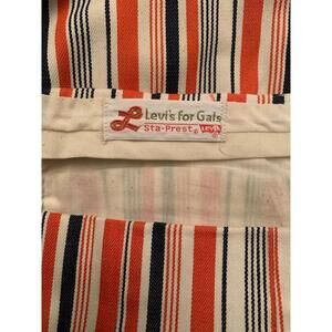 1960s/70's Levi's For Gals Americana striped pants